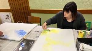 2023 Acrylmalkurs St. Margaretha Herschbach im 1