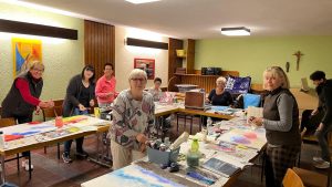 2023 Acrylmalkurs St. Margaretha Herschbach im 5