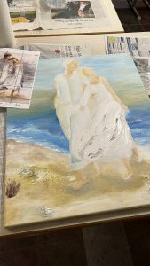 Acrylmalkurs Erwachsenenbildung Kirche St. Margaretha 1