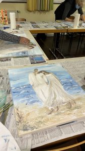 Acrylmalkurs Erwachsenenbildung Kirche St. Margaretha 14