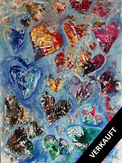 Bianca Thorn - Kunst und Malerei in Holzappel 114 Papierherzen