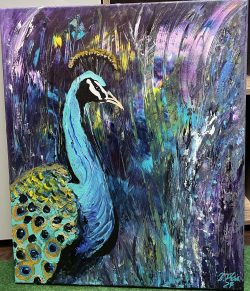 Bianca Thorn - Kunst und Malerei in Holzappel 129 König Pfau