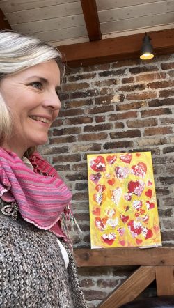 Bianca Thorn - Kunst und Malerei in Holzappel 127 Herzen in gelb