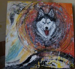 Bianca Thorn - Kunst und Malerei in Holzappel 100 Der Husky