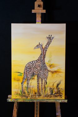 Bianca Thorn - Kunst und Malerei in Holzappel 104 Giraffenliebe